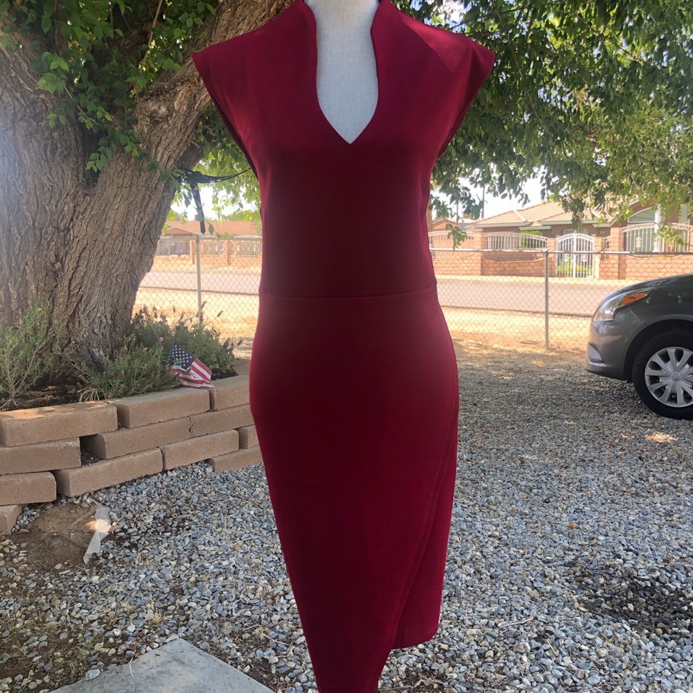 Red dress